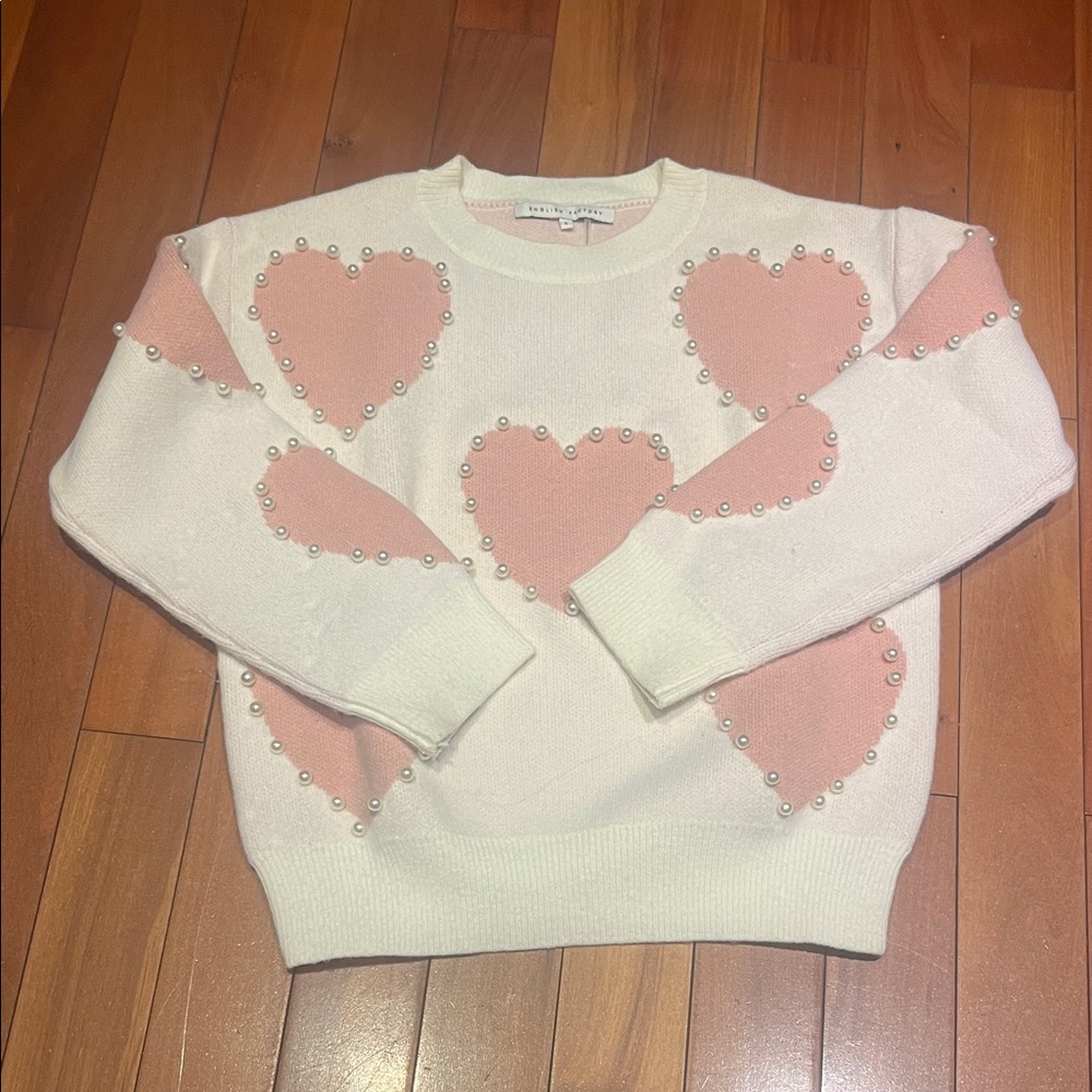 English factory heart sweater